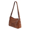 thumbnail image 6 of LAVA Crossbody Bags for Women Soft Leather Purses and Handbags Multi Pocket Large Capacity Casual Shoulder Bag Handbag for Travel Work, Gifts for Female, Mother (Brown), 6 of 9