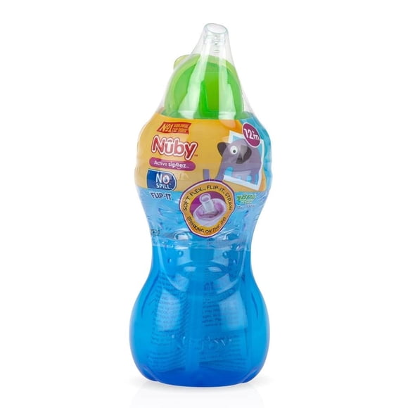 Vaso Nuby Nuby Vaso con Popote Suave de Silicón 10oz
