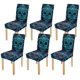 thumbnail image 1 of ABPHQTO Funda protectora para silla elástica con diseño de calavera ornamental, funda protectora para comedor, Hotel, boda, fiesta, juego de 6, 1 of 4