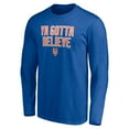 thumbnail image 2 of Men's Royal New York Mets Team Paint The Black Long Sleeve T-Shirt, 2 of 3
