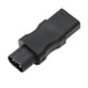 thumbnail image 4 of Adaptador de enchufe de alimentación IE, 4 piezas IEC320 C8 a adaptador de cable de alimentación IE Adaptador de cable de alimentación IE Materiales ecológicos, 4 of 8