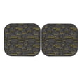 thumbnail image 7 of Goofa Retro Excavator Pattern 2 Piece Car Windshield Sun Shade Foldable | Front Windshield Shade for Sun, Heat and UV Rays | Sunshade for Car Front Window-, 7 of 7