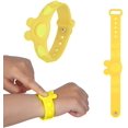 thumbnail image 4 of Cute Frog Shape Simple Sensory Dimple Fidget Bracelet Toy Silicone Decompression Wristband, Kawaii Frog Sensory Fidgeting Game Bubble Music Bracelet Mini Flip Finger Press Toy (Yellow, 1PC), 4 of 8