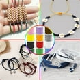 thumbnail image 7 of 12 Rolls Nylon Beading Cord,Coloured Beading Thread String Knotting Cord Rope,Bracelet String Braided Cord Wire for DIY Necklace Bracelet Craft Jewellery Making, 20 m Length, 0.8 mm Diameter, 7 of 7