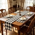 thumbnail image 5 of Linen Table Runner And Placemat Combo 5 Piece Set Heat Resistant Dining Tablecloth For Kitchen Banquets, 5 of 6