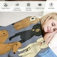 thumbnail image 3 of ARISTURING  Blanket Throw Cartoon Poodle Lightweight Super Soft Cozy Luxury Bed Blanket, 3 of 6
