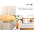 thumbnail image 3 of PiccoCasa Soft Cotton Body Pillow Cover Zipper Closure, Queen Apricot 20" x 54", 3 of 7