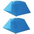 thumbnail image 3 of 18 piezas de pegatinas de azulejos de espejo, pegatinas de espejo de pared para decoración de pared, plata, 15 x 15 cm, 3 of 5