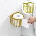 thumbnail image 4 of Portar de papel higiénico Baoblaze montado en pared amarillo, 4 of 8