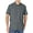 Grey, variant on GENTS BLISS Denim Mens Shirts Button Down Shirts for Men Solid Short Sleeve T-shirts