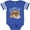 Football Blue and White, variant on Inktastic Jesus is the Reason for the Season Christmas Nativity Boys or Girls Baby Bodysuit