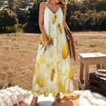 thumbnail image 2 of Happy Cute Bees Design Sleeveless Dress Woman Fashion Long Dresses Women's Summer Suit Dress 2025, 2 of 7