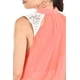 thumbnail image 4 of Blusa con detalle de encaje Roman Fashion /Juvenil, 8040 (Coral) coral G, 4 of 5