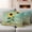 Green, variant on Lumbar Pillow Covers 20x12 Inch Set of 2, Farm Sunflowers Waterproof Outdoor Pillow Covers, Idyllic Country Botanical Bee Turquoise Decorative Cushion Pillowcases for Couch, Sofa, Bed, Garden, Patio