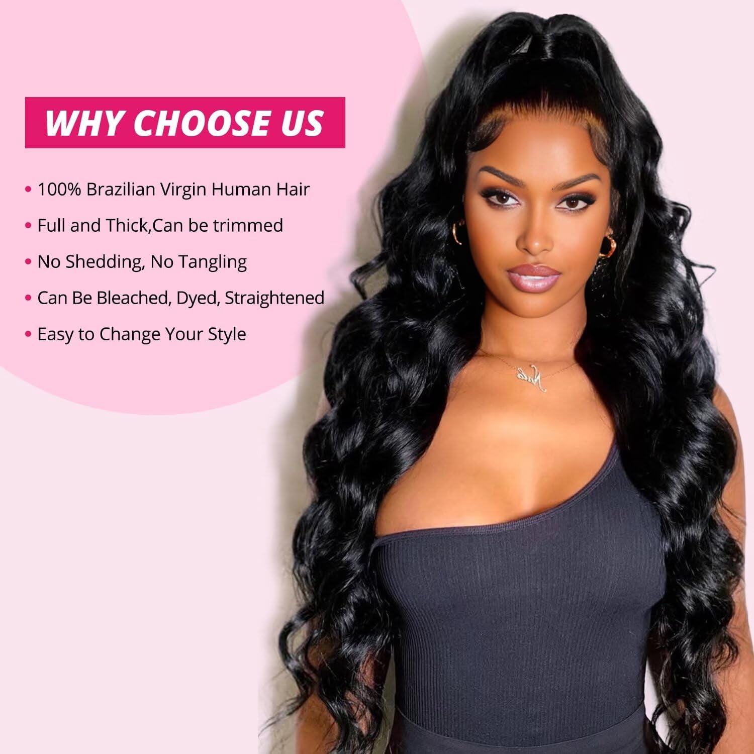 12A Human Hair Bundles 12 14 16 18 Inch Body Wave Bundles Human Hair 100% Unprocessed Brazilian Virgin Weave Bundles 4 Bundles Real Natural Black Wavy Human Hair Extensions 1B Bundles for Women