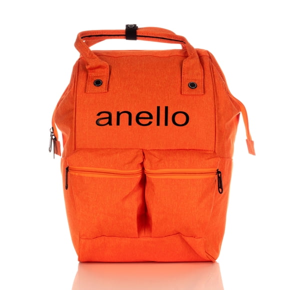 Mochila/bolsa De Mano Anello Orange Letters 6033