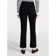 thumbnail image 4 of Time and Tru Women's High Rise Button Fly Cropped Jeans, 26.5" Inseam, Sizes 0-22, 4 of 6