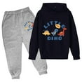 thumbnail image 1 of TSADFHJI Tenues d'Automne Tenues pour Garçons Taille 6 Rentrée des Classes Automne et Hiver Ensemble à Capuche Imprimé Populaire Ensemble à Capuche Décontracté Mignon Imprimé Manches Longues 3-4 Ans, 1 of 2