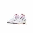 thumbnail image 4 of Ni - ke [DQ8562-101] Men's Air Jordan 2 Retro Italy White Fire Red Sneakers *NEW*, 4 of 5