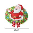 thumbnail image 1 of Corona de cristal de Navidad 5D DIY, pintura de diamantes, Kits de mosaico, artesanías de arte, guirnalda de dibujo de diamantes de imitación, decoración para colgar en la pared de la puerta, regalos, 1 of 4