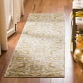 thumbnail image 6 of SAFAVIEH Evoke Ksenija Floral Vines Area Rug, Ivory/Gold, 6'7" x 6'7" Round, 6 of 6