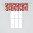 thumbnail image 2 of Ambesonne Botanical Window Valance, Warm Spring Time Bouquet, 54" X 18", Multicolor, 2 of 3