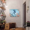 thumbnail image 5 of Seahorse Canvas Print Wall Art Coral Starfish Ocean Coastal Pictures Painting Morden Artwork for Living Room Bedroom, Ready to Hang - 12"x16", 5 of 9