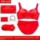 thumbnail image 4 of Conjunto de ropa interior de concubina imperial grande, rojo y dorado, para mujer, con pecho pequeño fruncido, para novia, mandarín, pato, boda, 4 of 4