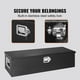 thumbnail image 4 of Caja de herramientas VEVOR para camión, aluminio de alta resistencia, 39 x 13 x 10 cm, color negro, 4 of 9