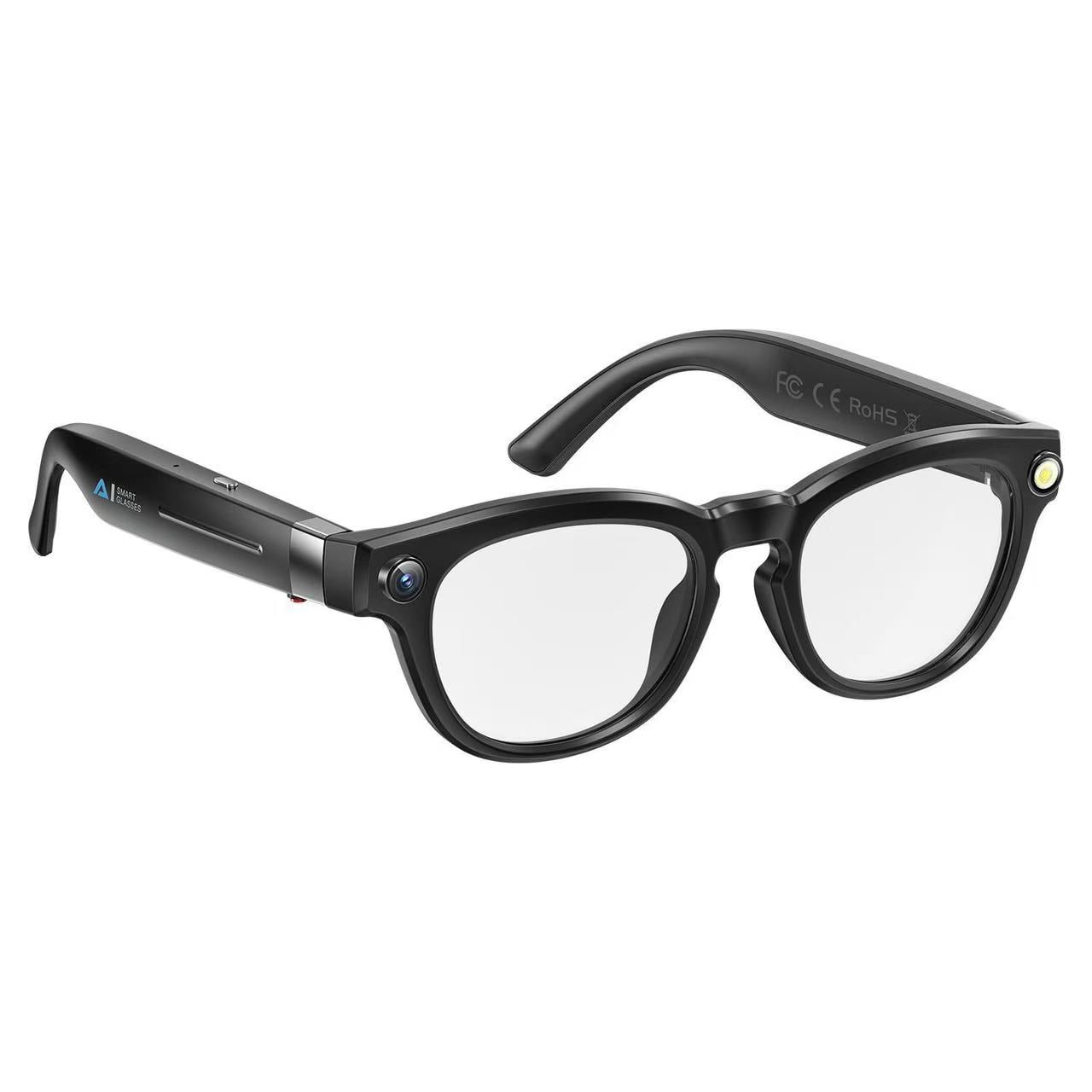 AI Smart Glasses with 1080P Camera, Bluetooth Sunglasses for Men, Video Recording, Real-Time Translation, Music & Calls