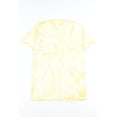 thumbnail image 2 of Light Yellow Tie Dye Tee Shirt - Casual Summer Graphic Top for Men & Women, 2 of 3