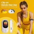 thumbnail image 3 of Bluetooth 5.3, mini reproductor de música portátil con grabación de radio fm, reproductor de música infantil mp3 con podómetro MP3 y reproductor mp4, 3 of 8