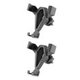 thumbnail image 1 of Speravity Soporte autoadhesivo para teléfono inteligente Soporte giratorio para teléfono móvil Soporte ajustable para teléfono Soporte de aluminio para negro 2piezas Speravity CBP142996, 1 of 6