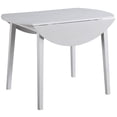 thumbnail image 1 of Steve Silver Table de Salle à Manger à Abattants en Bois Blanc Naples, 1 of 12
