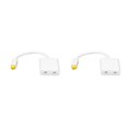 thumbnail image 1 of Tholdsy Cable de audio de fibra divisor de adaptador óptico digital de puerto dual Adaptador de fibra de audio de 1 entrada y 2 salidas Type1 NO1, 1 of 5
