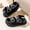 Black, variant on Viluyesy Girls Sandals Open Toe Buckle Soft Sole Non Slip Summer Beach Shoes for Kids White Size 12 Little Kids