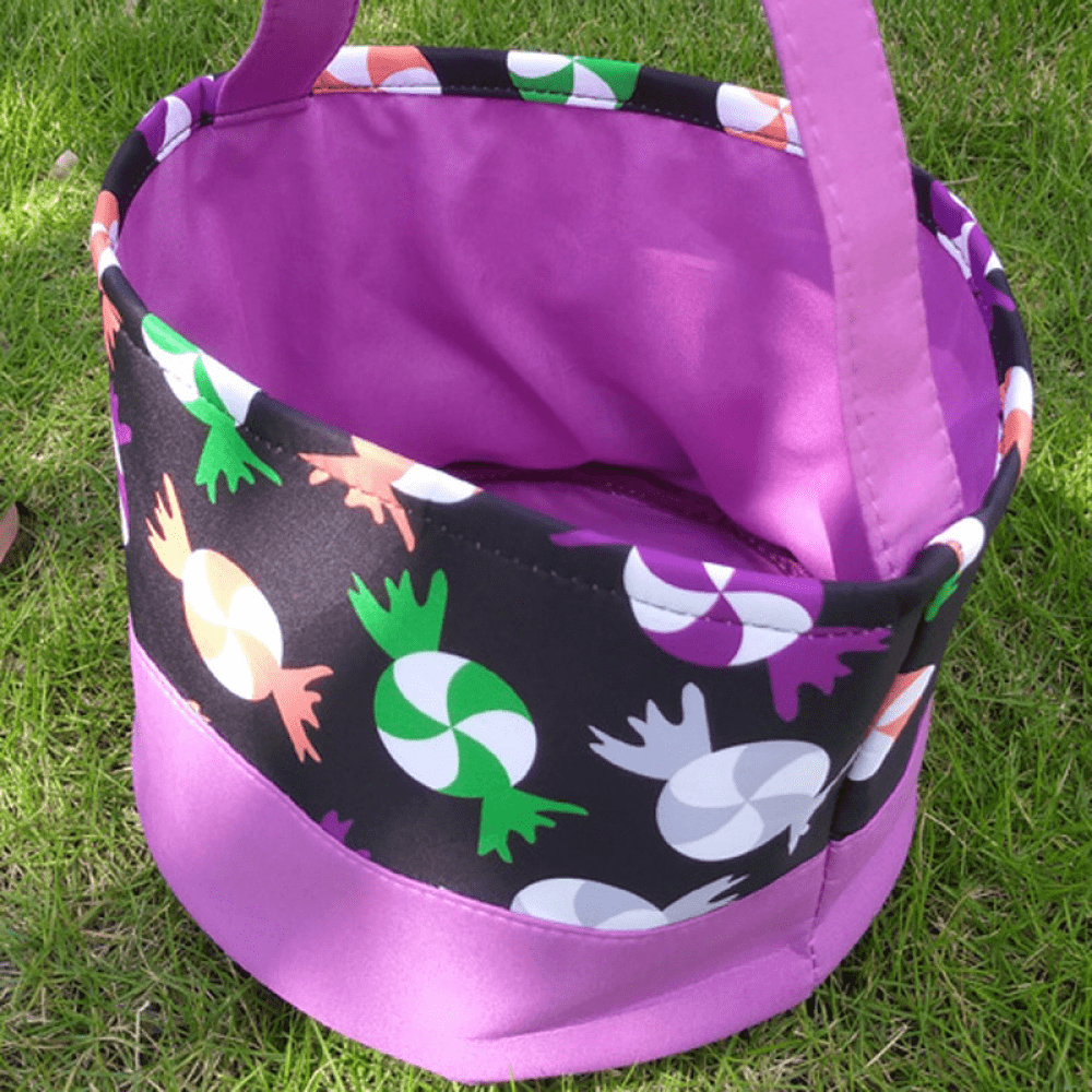 IMMEKEY Halloween Trick or Treat Bags Halloween Candy Buckets Tote Bags