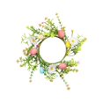 thumbnail image 1 of CUITING Spring Candle Ring Easter Egg Wreath Spring Decoration Wreath Christmas Lights Wreath Outdoor, 1 of 7