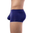 thumbnail image 4 of Sngxgn Mens Comfort Fit Soft Cotton Stretch Long Leg Boxer Briefs(Navy,M), 4 of 5