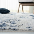 thumbnail image 5 of SAFAVIEH Skyler Jacques Distressed Area Rug, Grey/Navy, 6'7" x 6'7" Square, 5 of 8