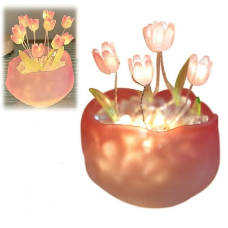 

Potted Night Light DIY Artificial Potted Flowers With Light Night Light DIY Night Light Mini Potted Night Light Mini DIY Night Light
