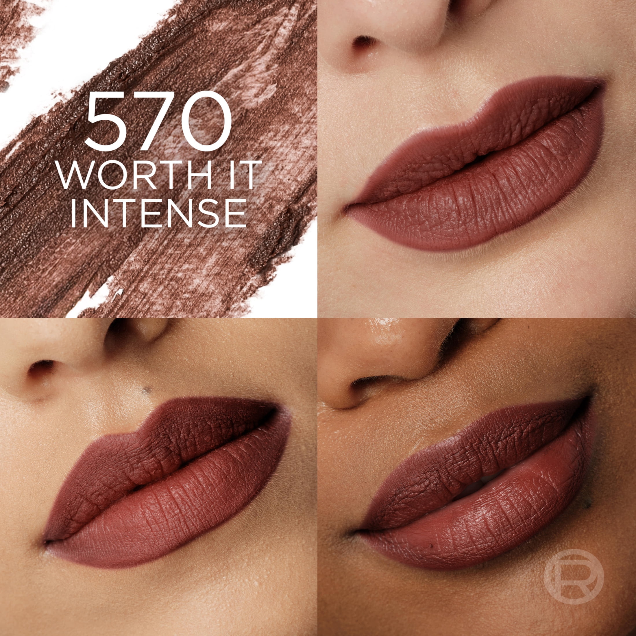 L'Oreal Paris Blurfiller Blurring Lip Contour Lip Liner Pencil, Worth It Intense, 0.21 oz