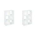 thumbnail image 1 of Closetmaid Decorative Home 6-Cube Cubeicals Organizer Storage, White (2 Pack), 1 of 6