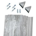 thumbnail image 2 of Palisade 78in x 60in x 30in Waterproof Vinyl Shower Surround Kit with Accessories in Urban Slope, 2 of 7