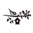 thumbnail image 1 of de jardín con silueta negra de animales, decoración de jardín, letrero de pared creativo 2D de pájaro en para entrada de patio de granja,, 1 of 8
