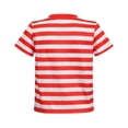 thumbnail image 2 of Camiseta Prebene Pugsley Addams para niños a rayas para Halloween, 2 of 6