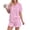 Bow, variant on Women' Pajamas Sets Button Down Pjs Short Sleeve Ruffle Sleepwear