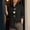 Black, variant on ClodeEU Women's Long Sleeve Big Buttons Blouse,Casual Solid Color Shirt Top for Office Black,Women's Plus L