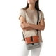 thumbnail image 5 of Bolso bandolera pequeño Kinley de cuero y tela Fossil color negro, 5 of 5