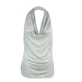 thumbnail image 2 of Kureaily Women Drape Cowl Neck Tank Blouse Backless Sleeveless Vest Tops Basic Camisole Shirts, 2 of 3